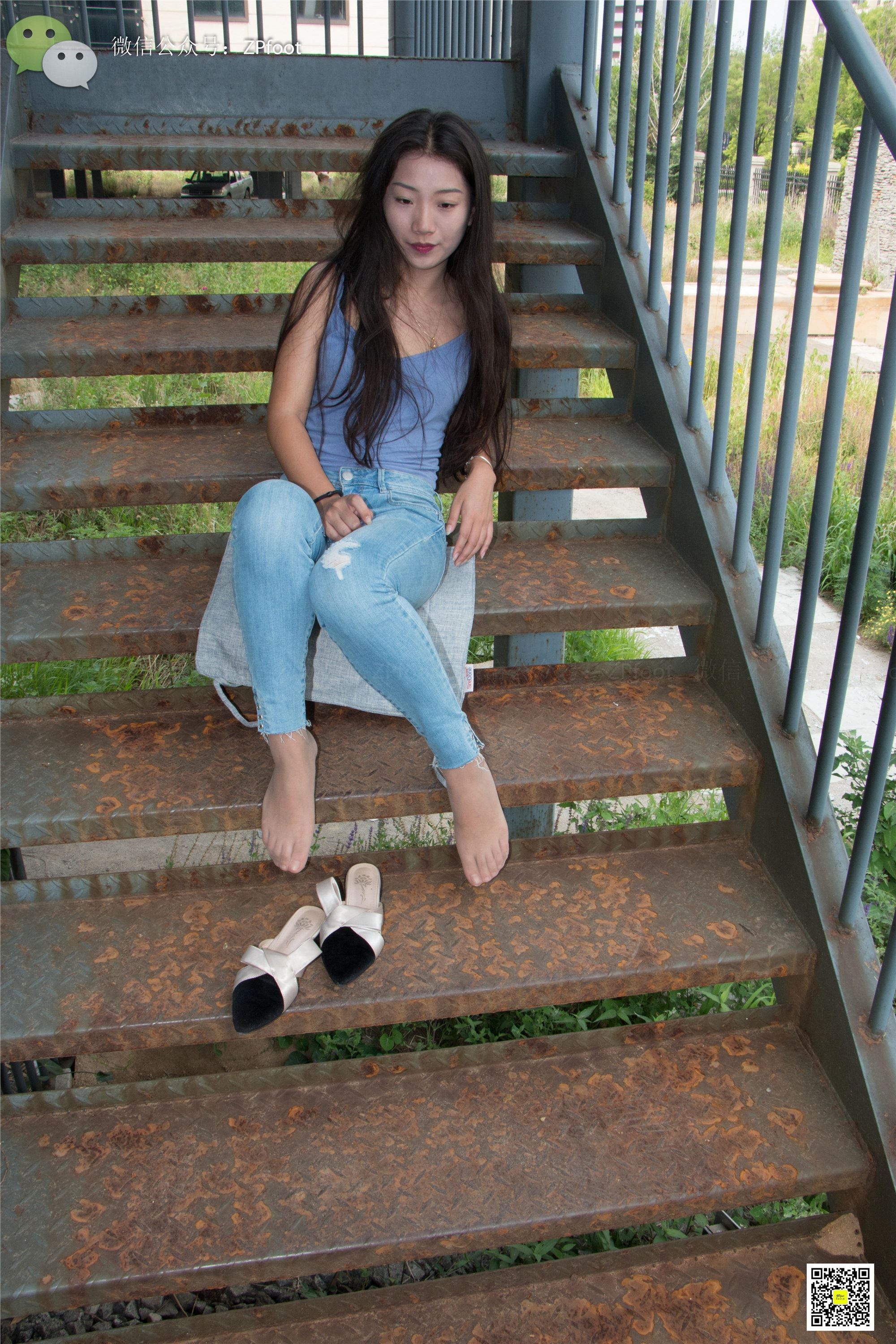 LSS山茶摄影 NO.010 芍药的短丝裸足